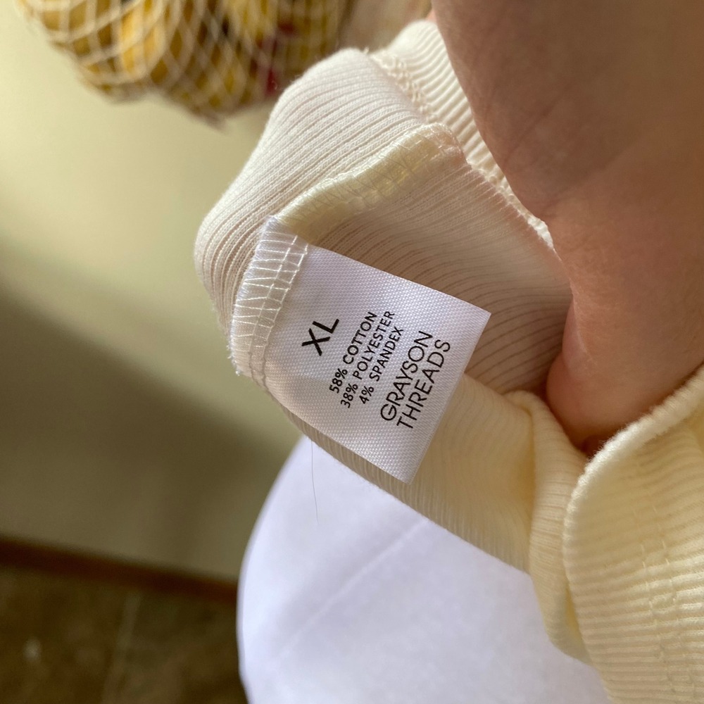 Cowboy Graphic Ribbed White Crop Top XL New Western Festival Rodeo Cowgirl Funny - Picture 5 of 5